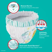 Couches à enfiler Pampers Cruisers jusqu’à 100 % sans fuites à l’épreuve des bébés, taille 7 ( et plus [41 lb et plus])