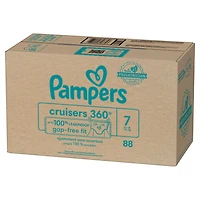Couches à enfiler Pampers Cruisers jusqu’à 100 % sans fuites à l’épreuve des bébés, taille 7 ( et plus [41 lb et plus])
