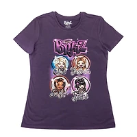 Ladies Bratz Airbrush Short Sleeve T-Shirt