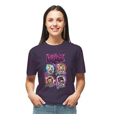 Ladies Bratz Airbrush Short Sleeve T-Shirt