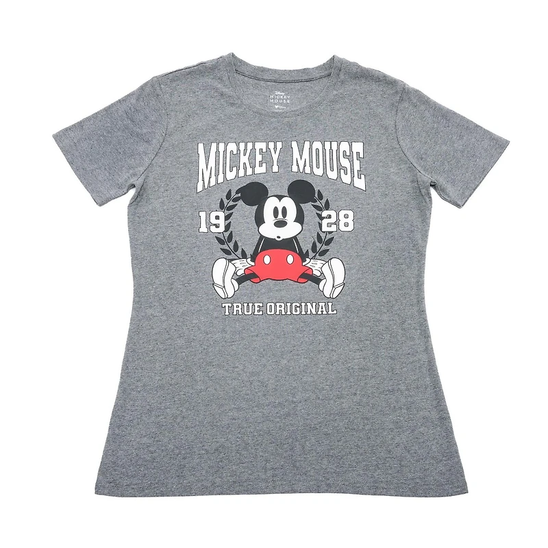 Ladies Disney Mickey Mouse Short Sleeve T-Shirt