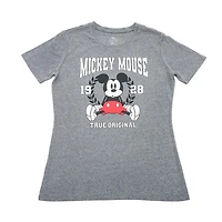 Ladies Disney Mickey Mouse Short Sleeve T-Shirt