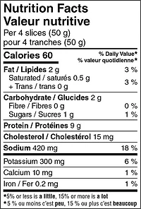 Poitrine de dinde fumée Mon marché fraîcheur 175g
