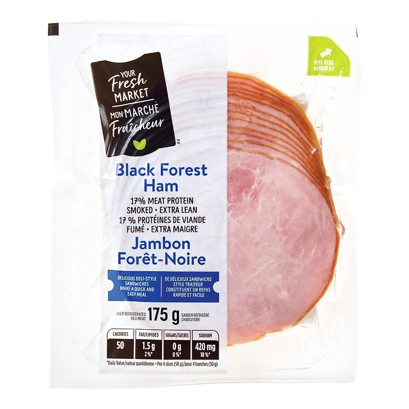 Jambon Forêt-Noire Mon marché fraîcheur 175g
