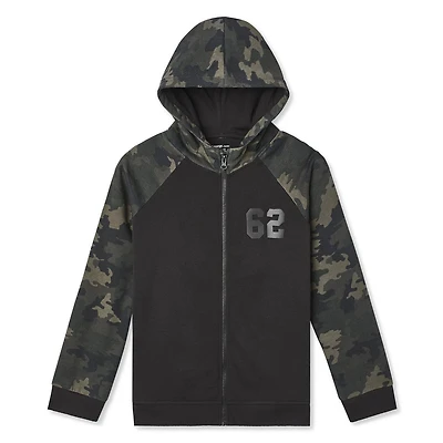 Haut à capuchon avec manches raglan George pour garçons