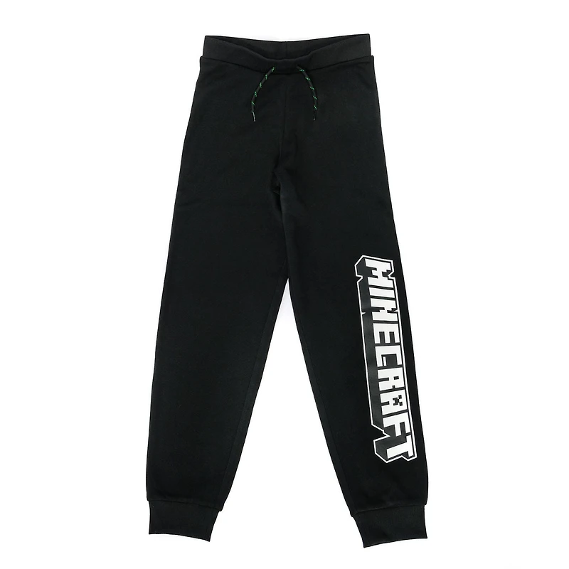 Pantalon de jogging à logo Minecraft pour garçon