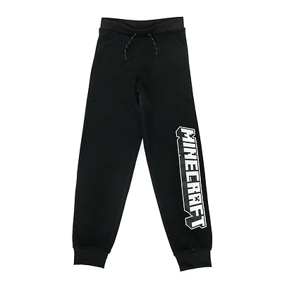 Pantalon de jogging à logo Minecraft pour garçon