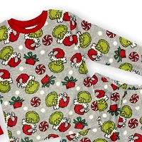 The Grinch Ensemble pyjama 2 pièces pour filles. Inclus Haut à manche longue et pantalon