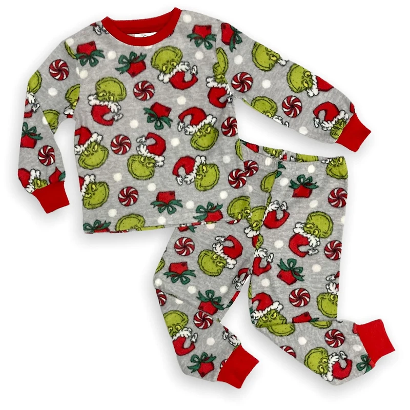 The Grinch Toddler Girl's 2-piece Pajama Set