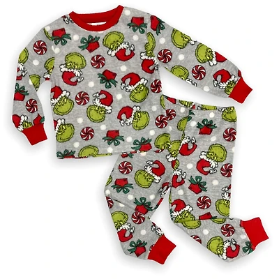 The Grinch Toddler Girl's 2-piece Pajama Set