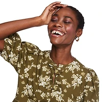 T-shirt à manches bouffantes George pour femmes