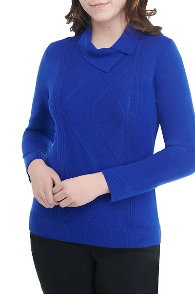 Alia Women's Split Neck Sweater