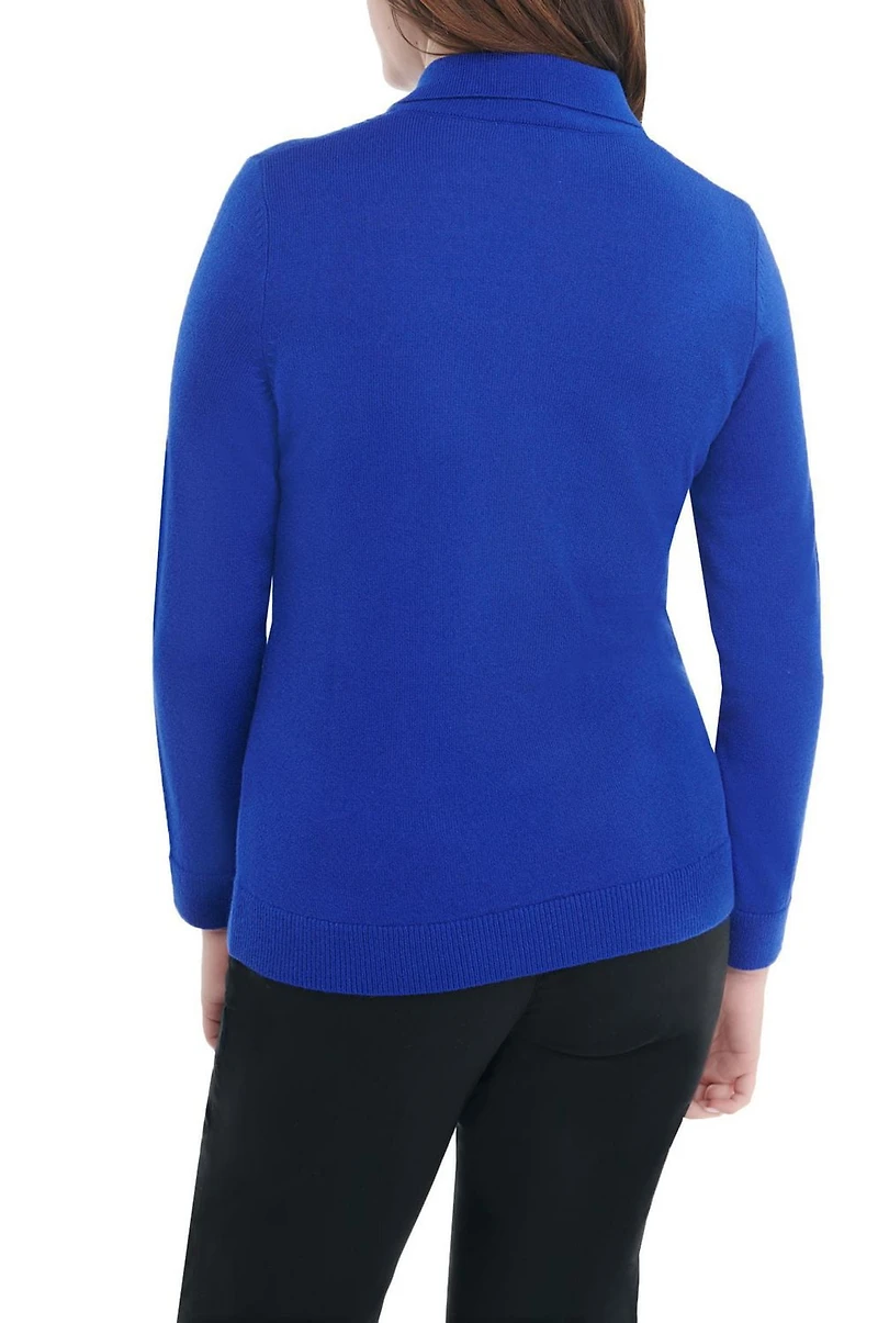 Alia Women's Split Neck Sweater
