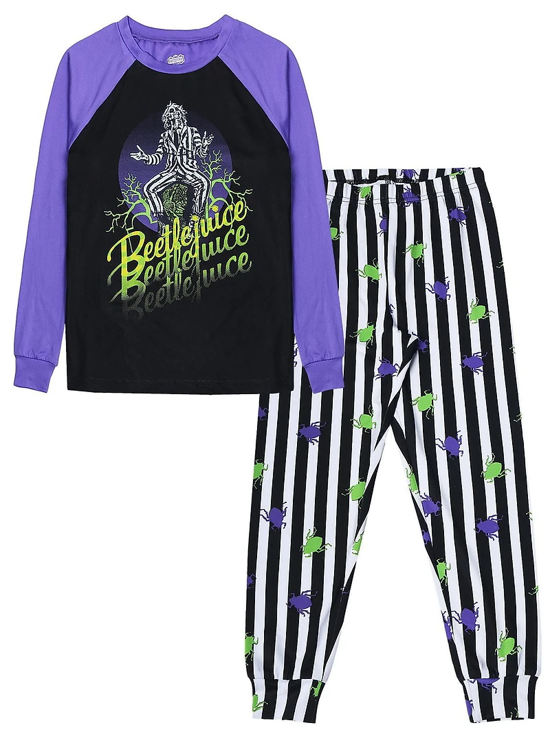 Beetlejuice Halloween Sleep 2 Piece PJ set - Kids