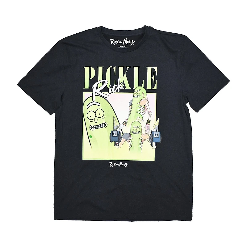 Rick et Morty Pickle Rick T-shirt à manches courtes pour homme