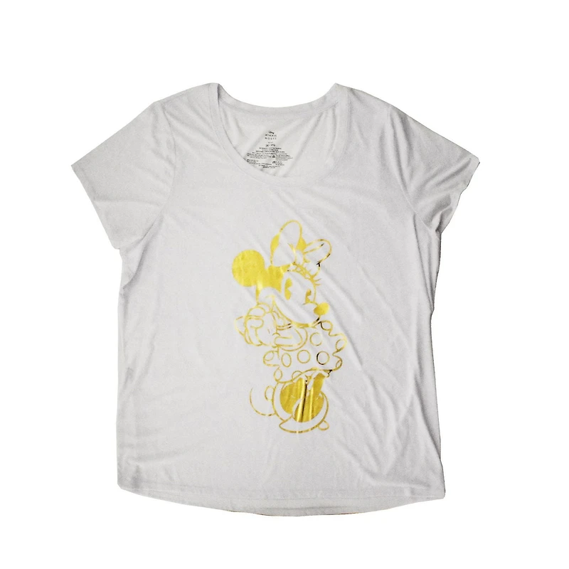 Ladies Plus Disney Sweet Face Minnie Scoop Tee
