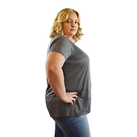 T-shirt échancré Disney Mickey Hands Behind pour femme