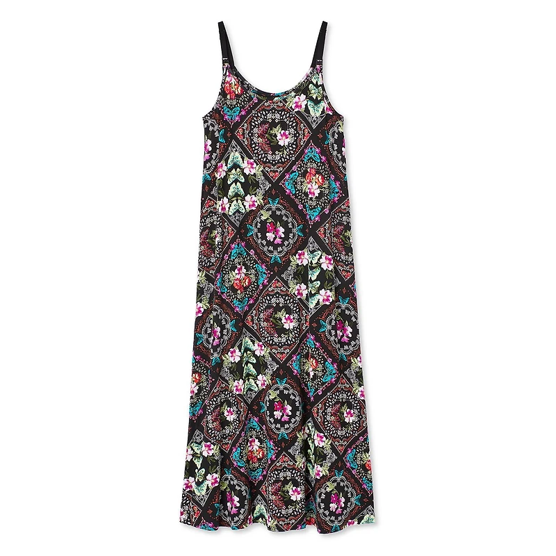 Paisley Sky Maternity Nursing Maxi Dress