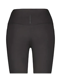 Reebok Women’s ‘Reflex’ High-Rise 7” Inseam Biker Shorts with Pockets, Sizes XS-2XL