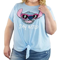 T-shirt Disney Lilo & Stitch This Stitch Weird Femme Plus