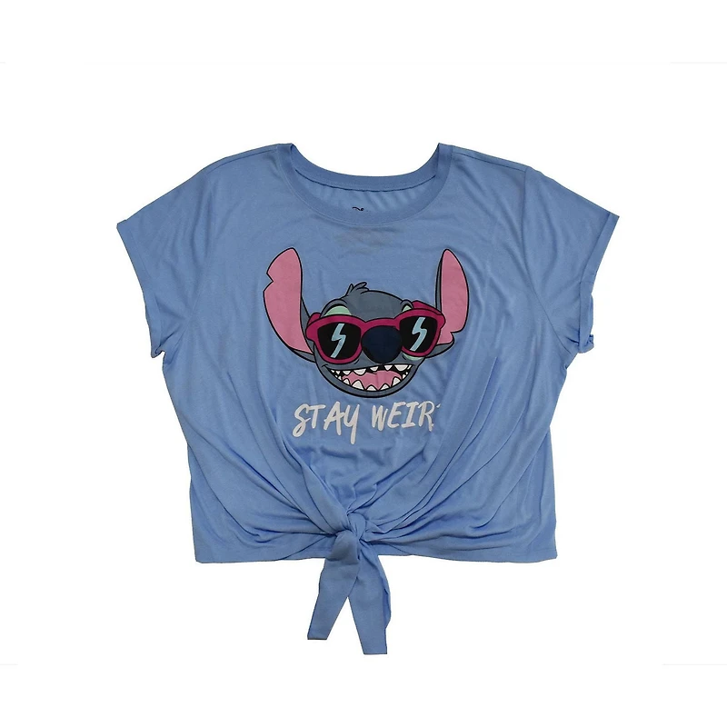 T-shirt Disney Lilo & Stitch This Stitch Weird Femme Plus