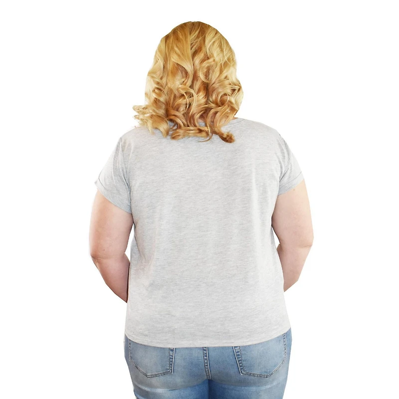 Ladies Plus Disney Good Vibes Mick T-Shirt