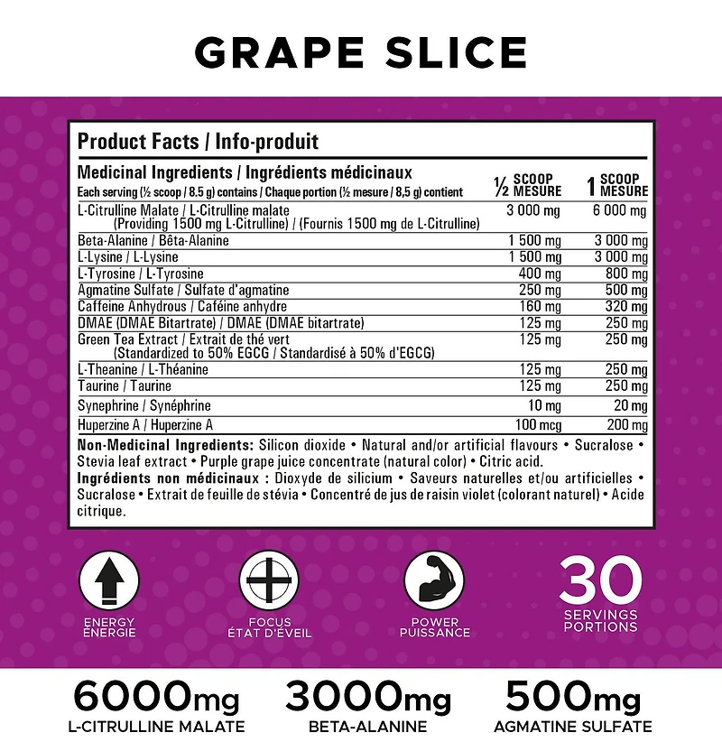 Revolution Nutrition, TNT, Poudre Pré-Workout, Citrulline Malate 2:1, Pompes et Force, Hyper Concentré, Intensité Extrême, Bêta-Alanine, Caféine, Sulfate d’Agmatine, Pour Hommes et Femmes, 255 g