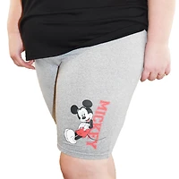 Short Biker Disney Mickey Lean pour femme Plus