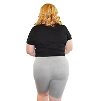 Short Biker Disney Mickey Lean pour femme Plus