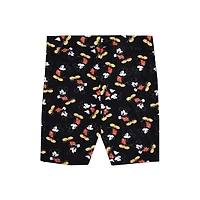Ladies Plus Disney Mickey Stand Toss Biker Shorts