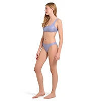 Summer Flirtt Bas de bikini côtelé côtelé en lurex pour femmes