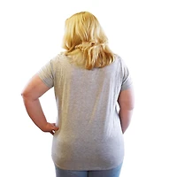 Happy Stitch Ohana Charcoal Heather T-Shirt