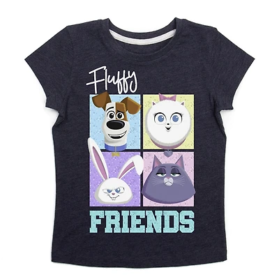 Secret Life of Pets 2 T-shirt à manches courtes pour fille