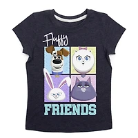 Secret Life of Pets 2 T-shirt à manches courtes pour fille