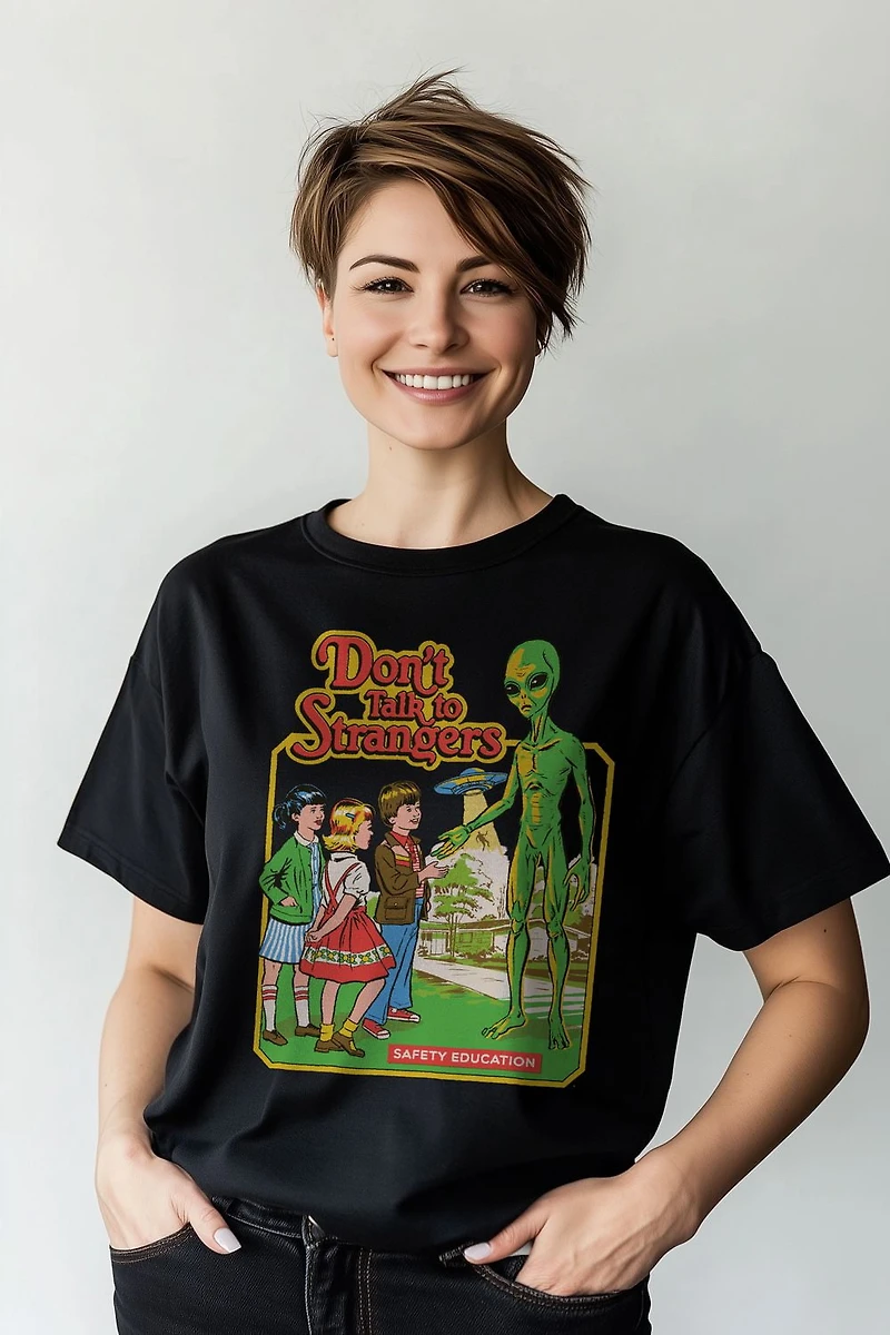 Don't Talk to Strangers - Steven Rhodes Style T-shirt