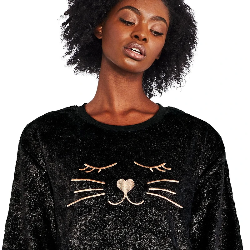 George Women's Plush Pajamas 2-Piece Set