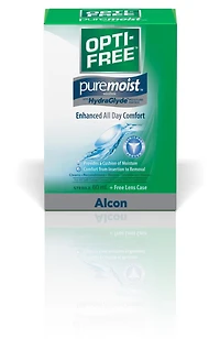 Solution polyvalente pour lentilles cornéennes OPTI-FREE(MD) PureMoist avec HydraGlyde