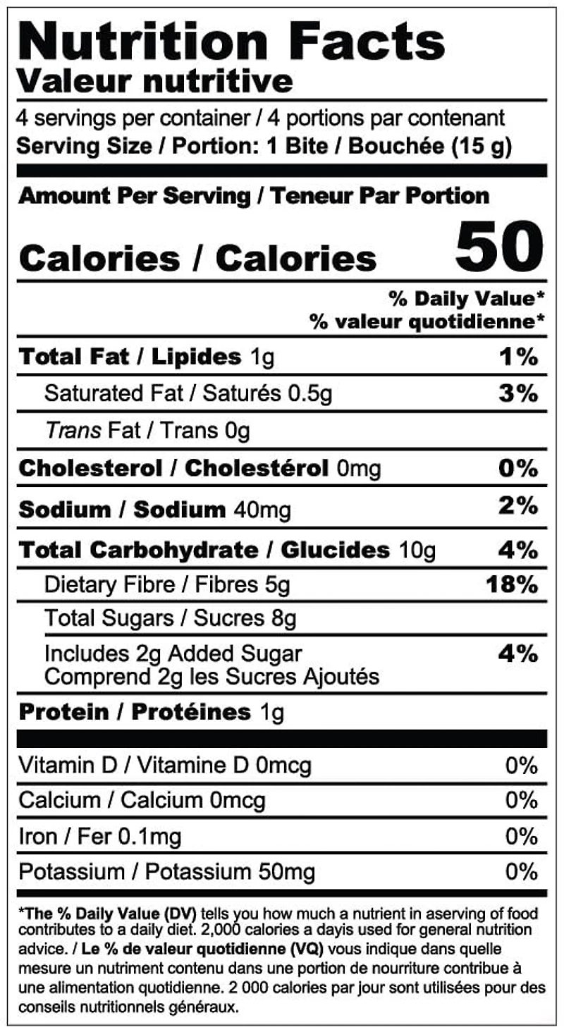 Ohh! Foods Brownie Batter Snacking Bites (60g)