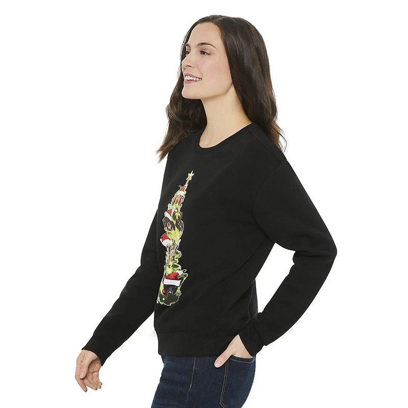George Women's Fleece Christmas Sweatshirt