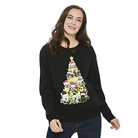 George Women's Fleece Christmas Sweatshirt