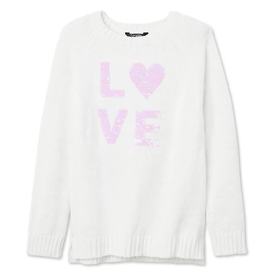 George Girls' Chenille Knit Sweater
