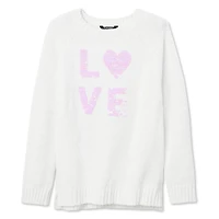 George Girls' Chenille Knit Sweater