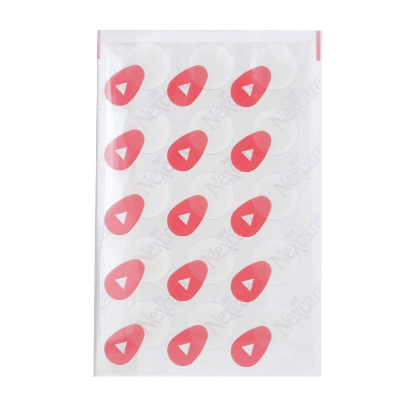 Nexcare™ Thin and Transparent Acne Patch BA-039-CA, 1x15x12mm+1x24x10mm, 30 Pack/Case