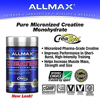 Allmax Creatine Supplements, 100 g