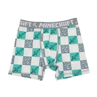 ous-vêtements Boxers Courts pour Garçons Minecraft - Paquet de 2