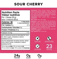 Revolution Nutrition, Splash Clear Isolate Protein, 100% Clear Whey Isolate Powder, 24g of Protein Per Scoop, Zero Sugar, Zero Carb, Candy Flavour, Collagen, 667g, Sour Cherry (23 Servings)