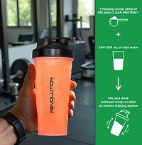 Revolution Nutrition, Splash Clear Isolate Protein, 100% Clear Whey Isolate Powder, 24g of Protein Per Scoop, Zero Sugar, Zero Carb, Candy Flavour, Collagen, 667g