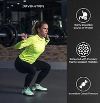 Revolution Nutrition, Splash Clear Isolate Protein, 100% Clear Whey Isolate Powder, 24g of Protein Per Scoop, Zero Sugar, Zero Carb, Candy Flavour, Collagen, 667g