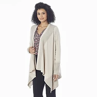 IVY Women's 2 Tone Flowy Cardigan
