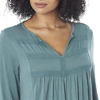 IVY Women's Long Sleeve Top w/ Lace Details